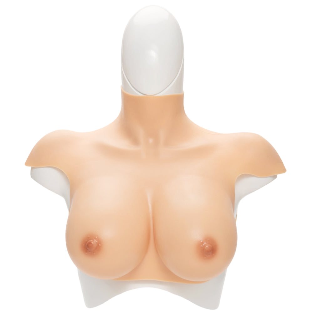 New Shoulder Sculpting Silicone Breastplate with Built-in Shoulder Pads