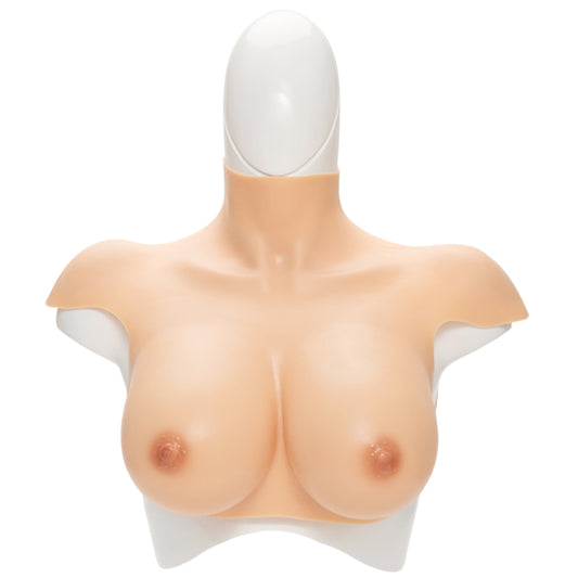 New Shoulder Sculpting Silicone Breastplate with Built-in Shoulder Pads