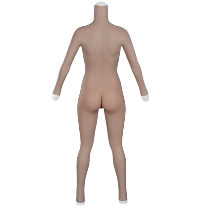 9th Oil-Free Silicone Bodysuit Makeup With Cool Floating Pussy Pussy For Transgender Shemale Boobs Plate Male To