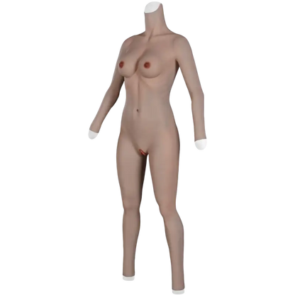 9th Oil-Free Silicone Bodysuit Makeup With Cool Floating Pussy Pussy For Transgender Shemale Boobs Plate Male To