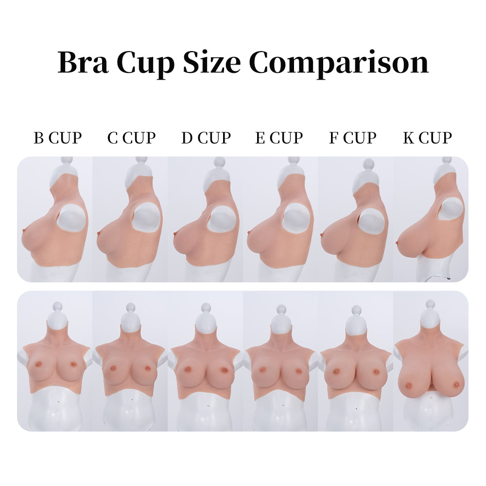 The 9th Generation of No-oil Flocking + Floating Point Bloodshot Design Silicone Breast Form