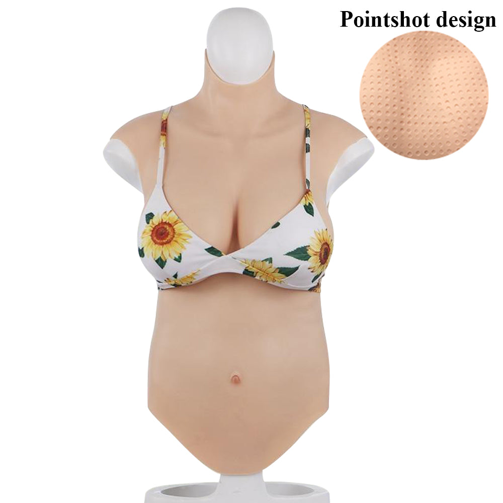 7Th Generation No - Oil Silicone Half Body Breastplate Huge Fake Boobs For Crossdresser