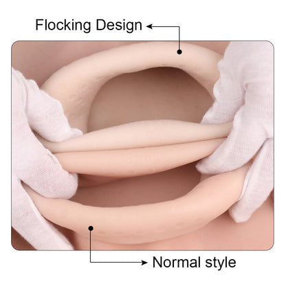 The 9th Generation of No-oil Flocking + Floating Point Bloodshot Design Silicone Breast Form