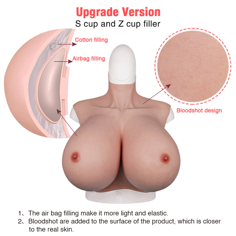 Eyung New Upgrade 4Th Generation Silicone Breast Forms Boobs For Crossdresser Transvestite Artifical Cosplay
