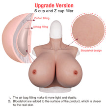 Charger l&#39;image dans la galerie, Eyung New Upgrade 4Th Generation Silicone Breast Forms Boobs For Crossdresser Transvestite Artifical Cosplay
