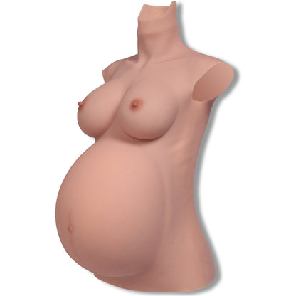 8. Schwangerer Bauch, gefälschte schwangere Crossdresser, Cosplay, Unisex, Prothesen-Requisiten, gefälschte Silikonbrüste, Drag Que 
