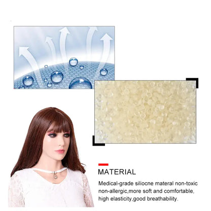 Beatrice Silicone Female Mask Full Face Headware Props for Crossdresser Transvestite Halloween Cosplay Male to Female