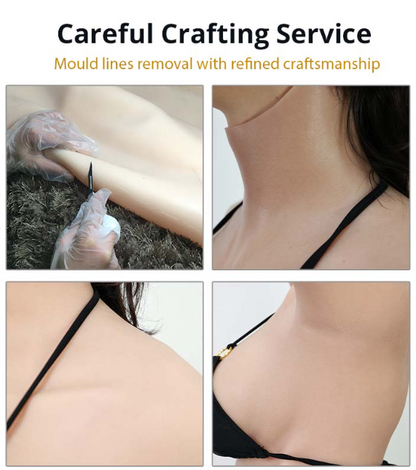 9ème body en Silicone sans huile, maquillage avec chatte flottante fraîche, pour transgenre, plaque de seins, mâle à femelle 