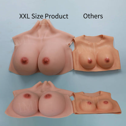 XXXL size G/H/R/S cup size Larger Breast Forms