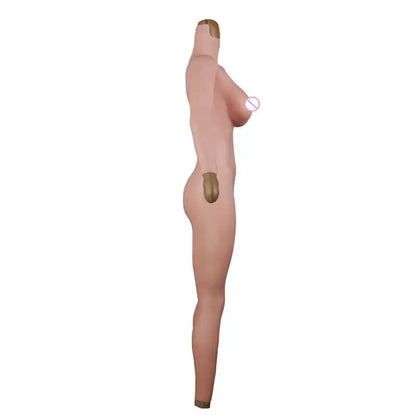 Silicone Bodysuit Silicone Breast and Vagina With Sleeves Buttocks Pad Fake Pussy for T-girl - Eyung Crossdressing store