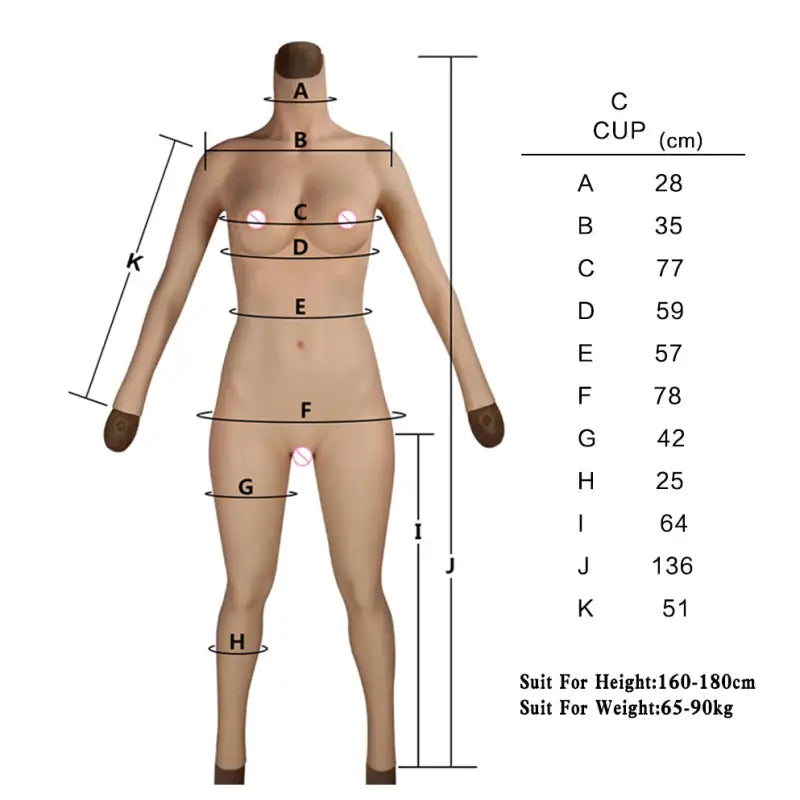 Silicone Bodysuit With Bloodshot For Mtf Transformation Crossdresser 7Th Generation