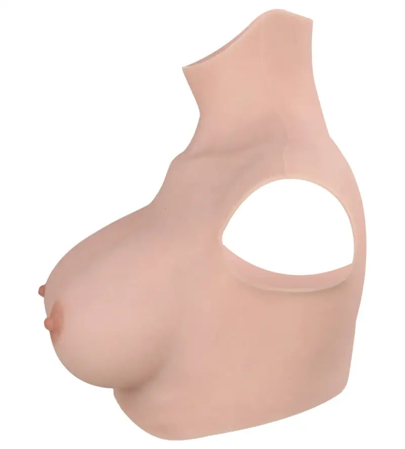 The 9th Generation Hollow Flocking on the Back + Floating Bloodshot Design oil-free Silicone Breast Forms