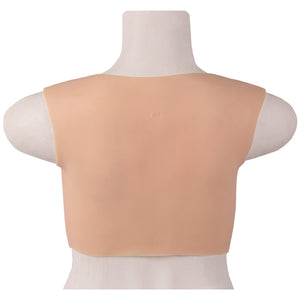 EYUNG Low round collar Silicone Breast Forms elastic cotton