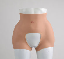 将图片加载到图库查看器，Bottom cutout plump crotch lift buttocks silicone pants
