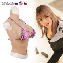 Load image into Gallery viewer, 4th Generation Silicone Breast Forms Half Body For Crossdresser - Eyung Crossdress
