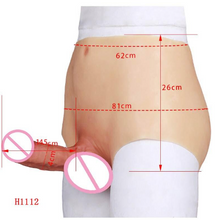 画像をギャラリービューアに読み込む, 4th generation Silicone Dildos Pants For Men Male Super Realistic Flexible Penis Adult Toys Anal Plug G Spot Dildo Shorts
