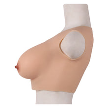 将图片加载到图库查看器，EYUNG Low round collar Silicone Breast Forms elastic cotton
