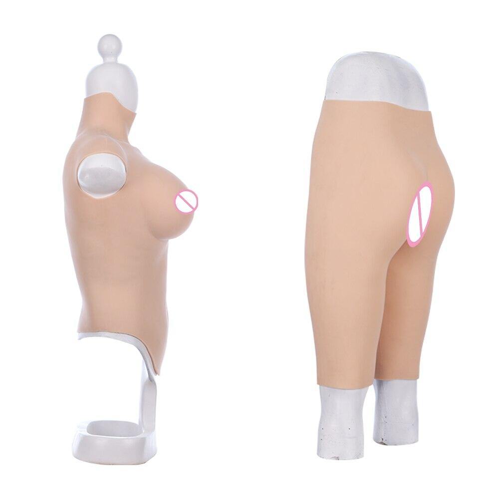 7th generation Liquid Silicone Filler Artificial Boobs Breast Forms and Vagina Panties - Eyung Crossdress