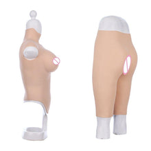 将图片加载到图库查看器，7th generation Liquid Silicone Filler Artificial Boobs Breast Forms and Vagina Panties - Eyung Crossdress
