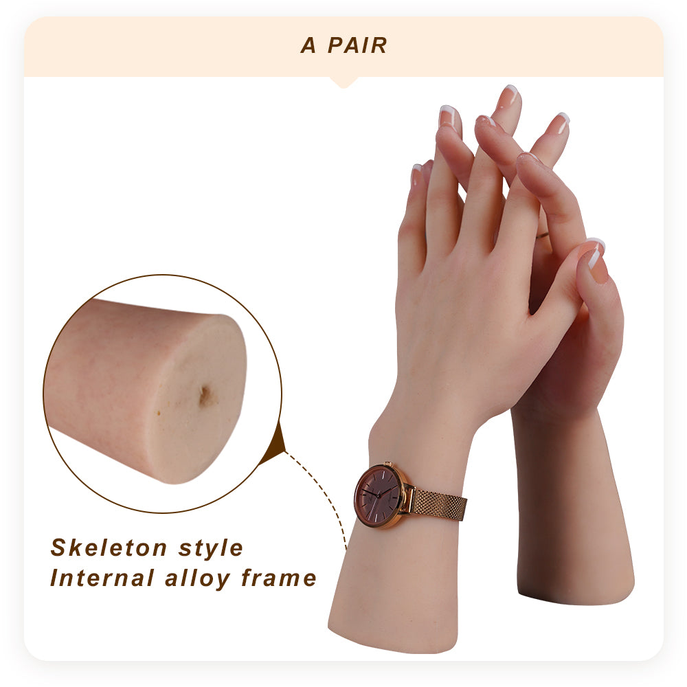 Eyung Simulation hand model Foot model reddish skin color exhibit foot fetish silicone props Real Shape sexy female foot model